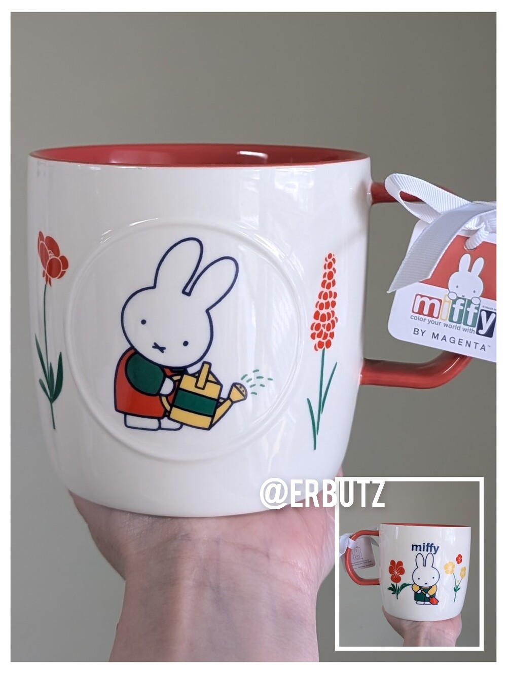 Miffy x Magenta Summer Gardening Miffy Mug, Double Sided  🪏🪻
